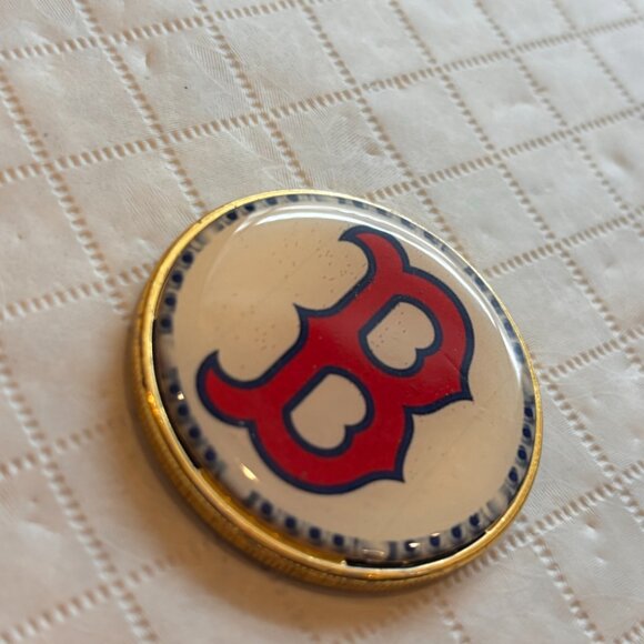 Vintage MLB Boston Red Sox Baseball Logo Two Sided Collectible - Picture 7 of 9